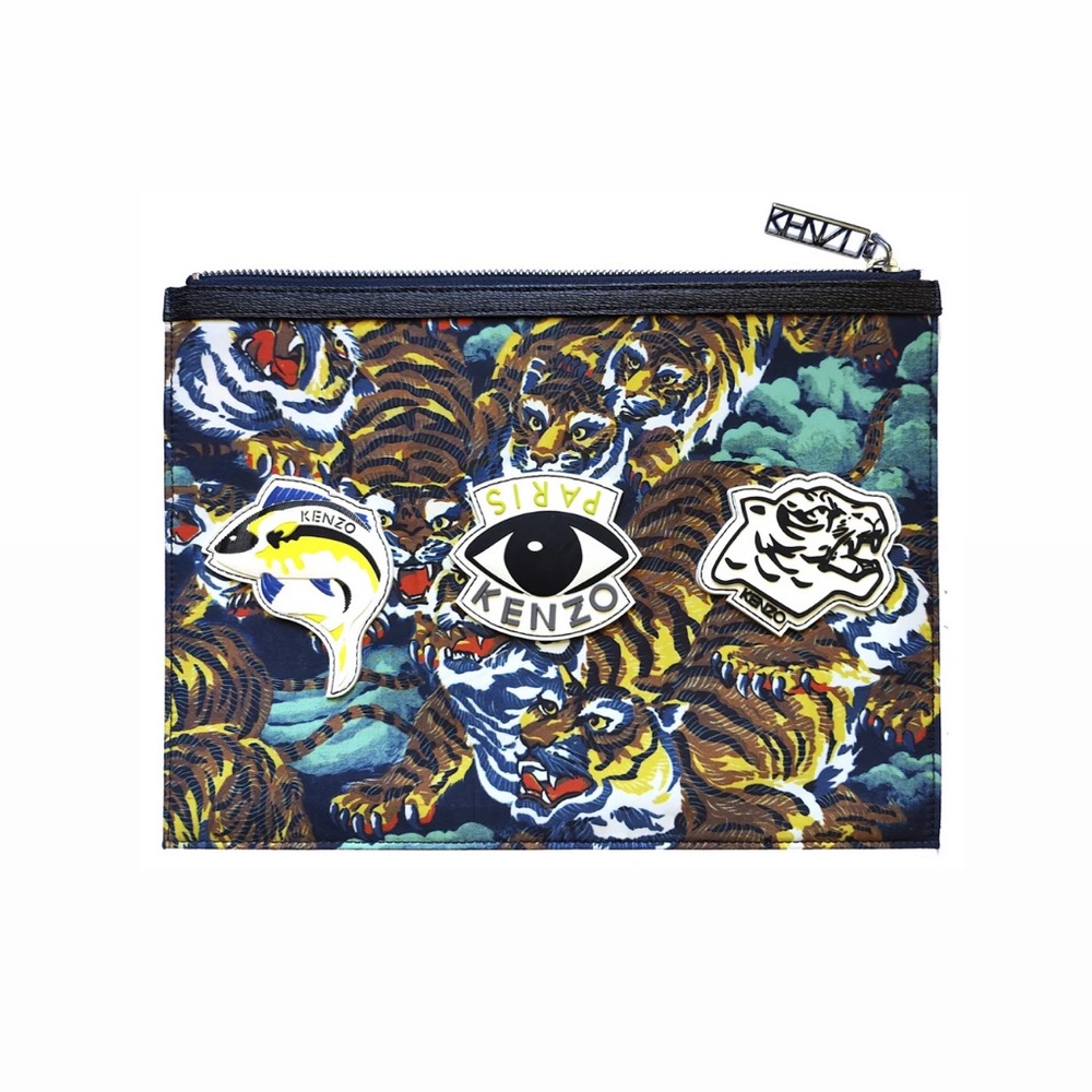 KENZO Tiger Eye Clutch